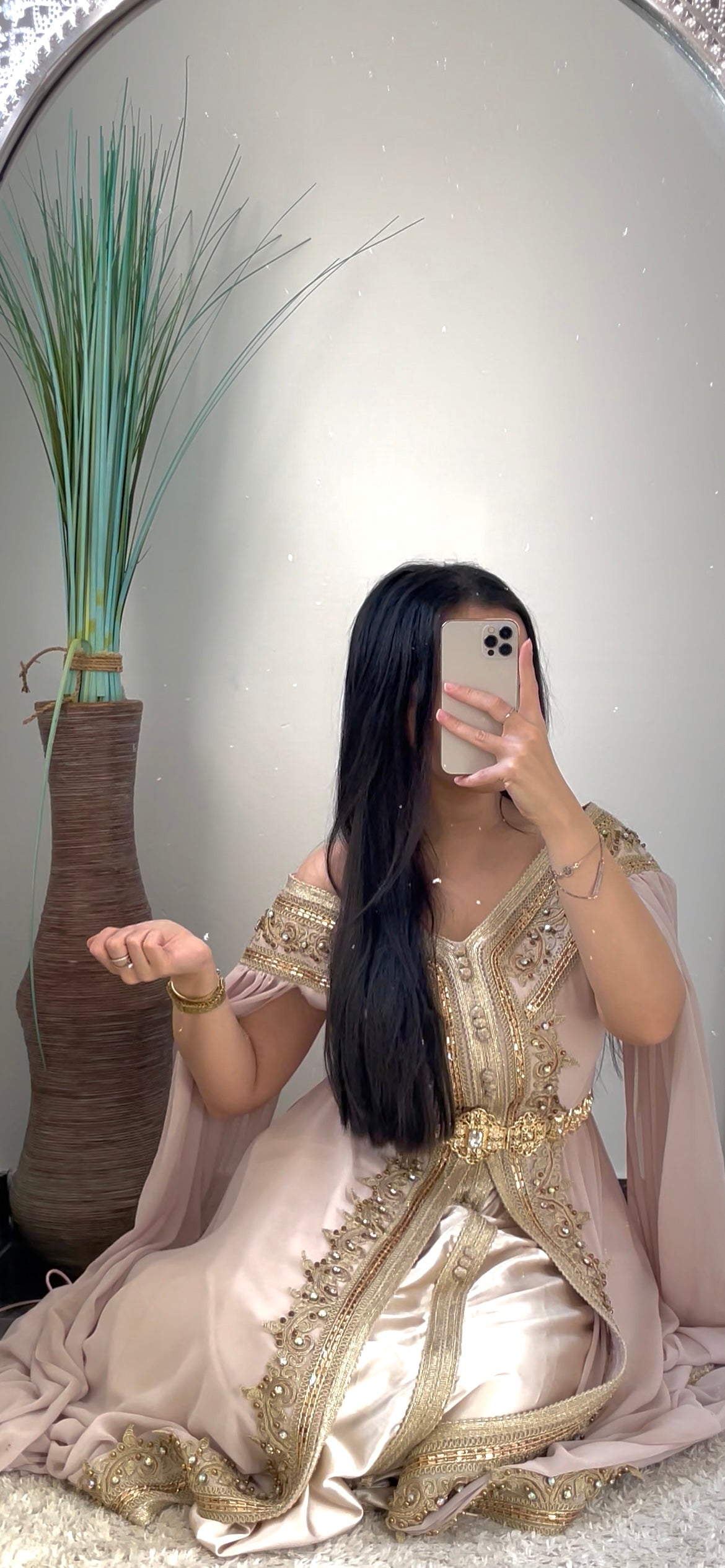 Caftan - Rose poudrée