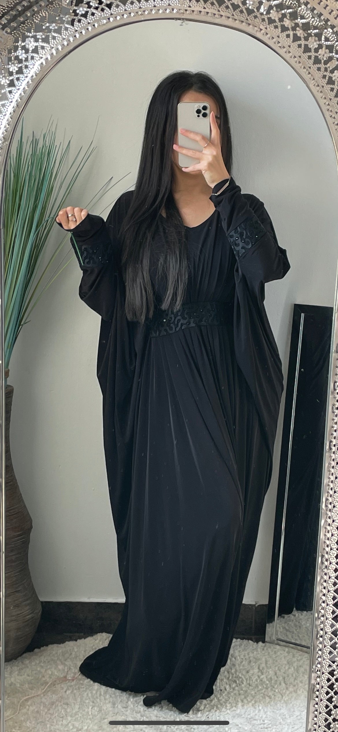 Khaleeji - Abaya papillon simple