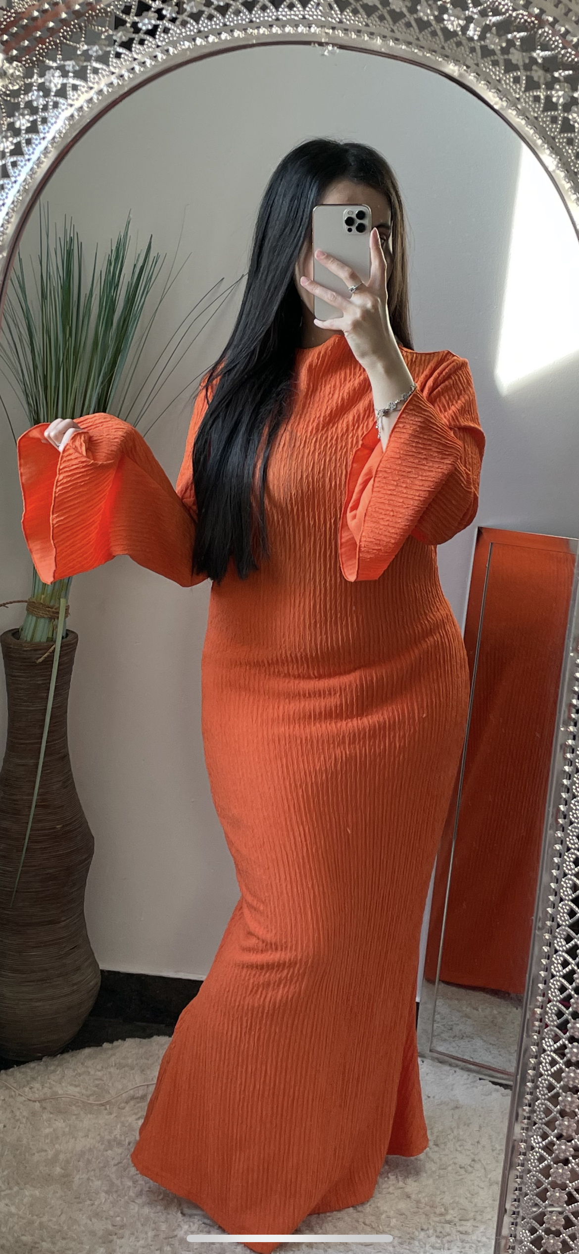 Summer - Robe longue orange