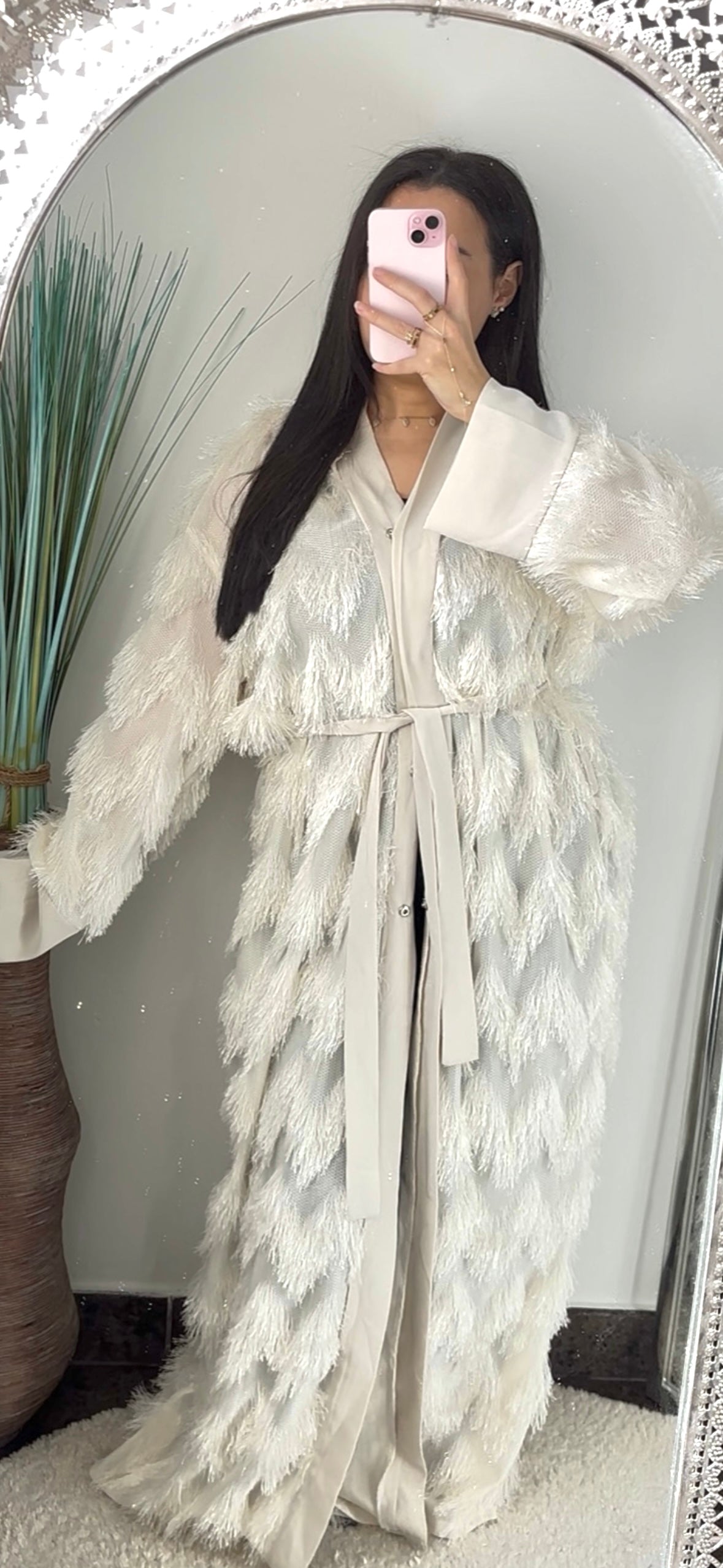 SNOWITHE - ABAYA A FOURRURE