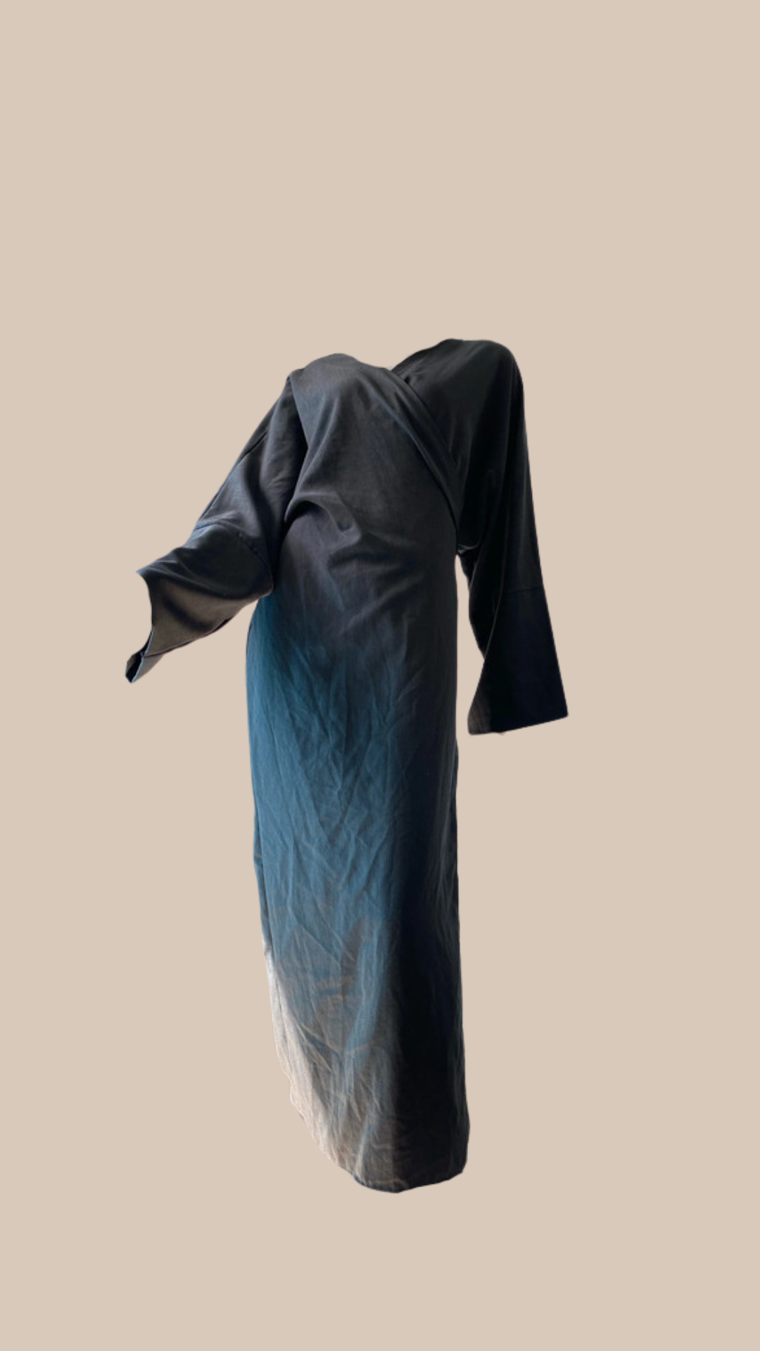 KŌJO - Robe Kimono Nouable en Gris