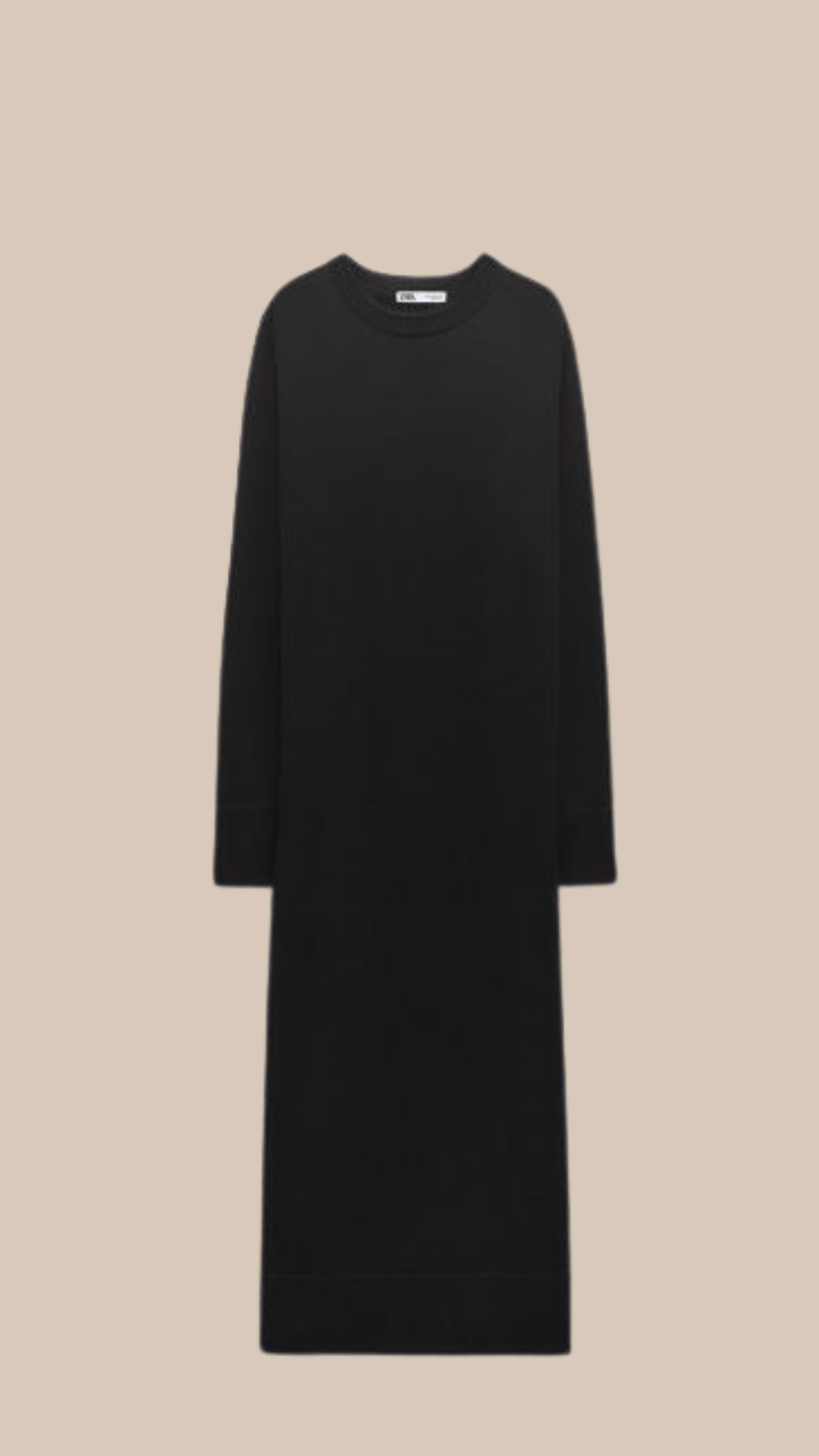 STORMY - Robe Pull Longue Noir