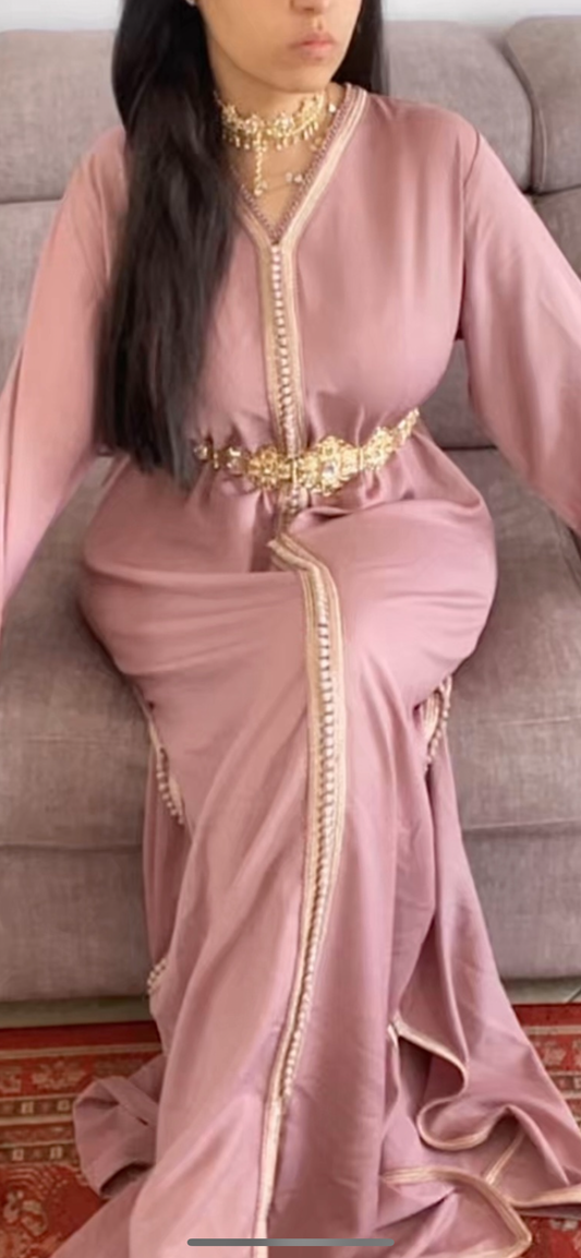 Caftan barbie - rose bonbon