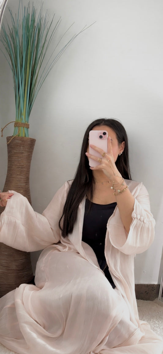 CHAMPAGNE - ABAYA BEIGE