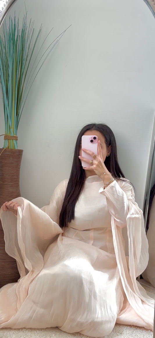 PEACH - ABAYA PAPILLON SCINTILLE